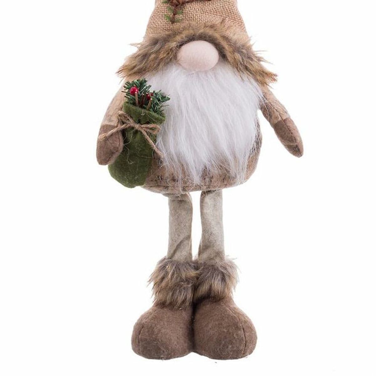 Kerstversiering Beige Metaal Weefsel 18 x 9 x 53 cm